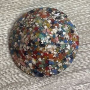 Missoni Vintage GUC 1980’s lucite multicolor confetti brooch